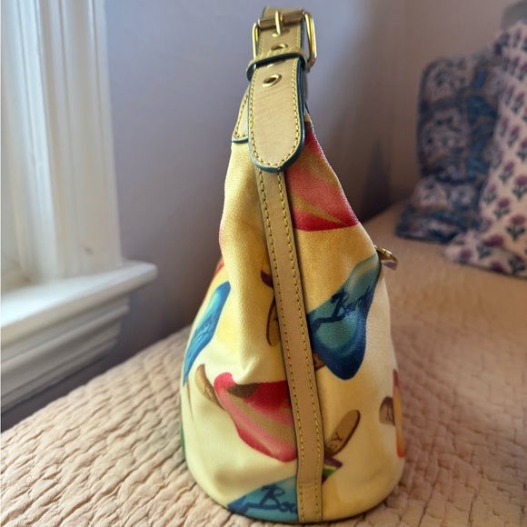 Vintage Y2K Dooney & Bourke Ice Cream/ Popsicles Shoulder Bag, Rainbow Zip🍦 - Picture 4 of 13